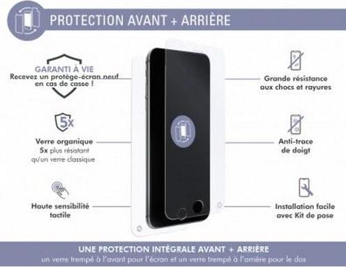 Actual product image Bigben Connected Glass screen protector (2 Piece, Apple iPhone 8 Plus)