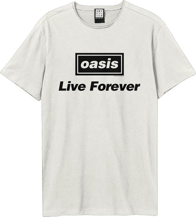 Immagine prodotto Amplified Live Forever Maglietta Oasis Adulto Unisex (XS)