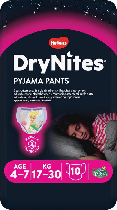 Produktbild Huggies DryNites (Gr. M, Tragepack, 10 Stück)