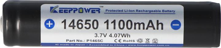 Actual product image Keeppower Battery 14650 PCB protected (14650, 1100 mAh)
