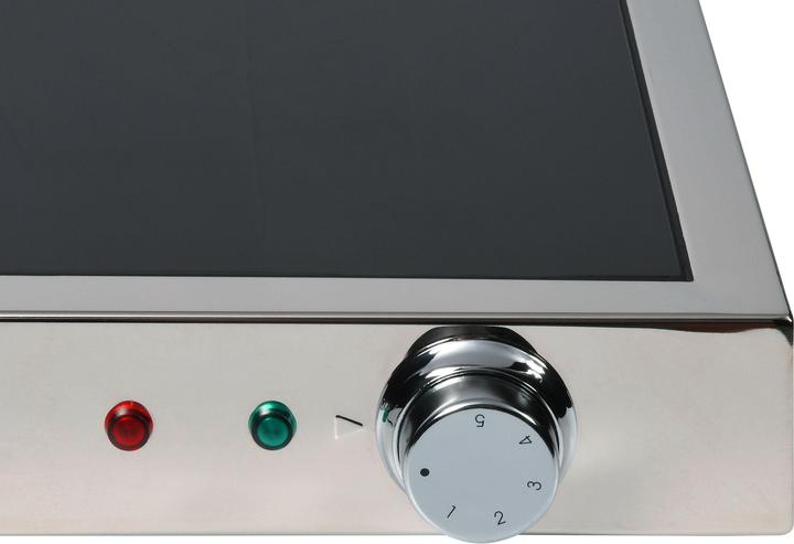 Image du produit Mayfair Plaque chauffante carrée 50 230V/600W connecteur suisse 500x500x75 mm acier inoxydable T12