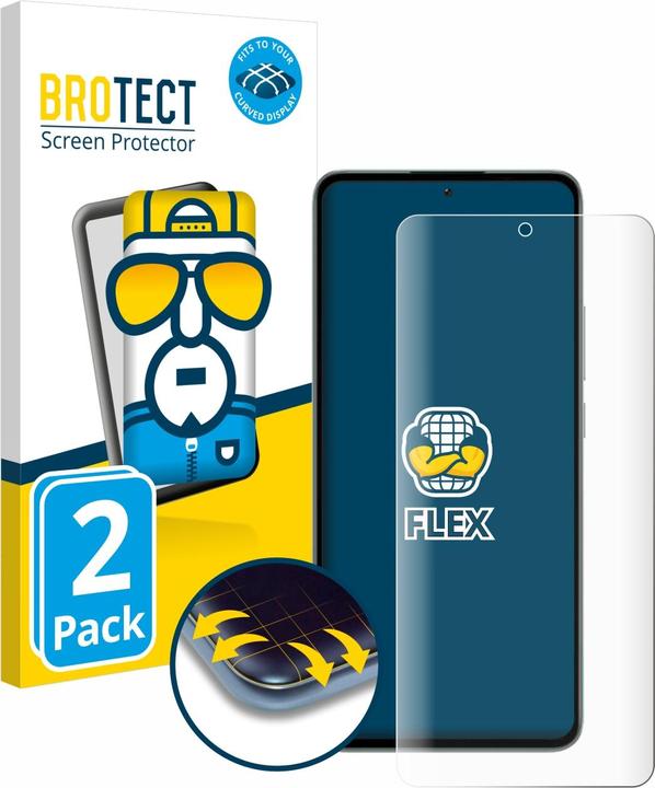 Actual product image BROTECT Full cover screen protector (2 Piece, Xiaomi 13T Pro)