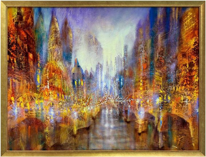 Produktbild Trenddeko Schmucker - Lichterstadt (40 x 30 cm)