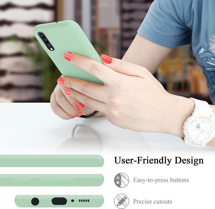 Immagine prodotto Cadorabo Copertura della cassa del silicone liquido TPU (Samsung Galaxy A70S, Samsung Galaxy A70)