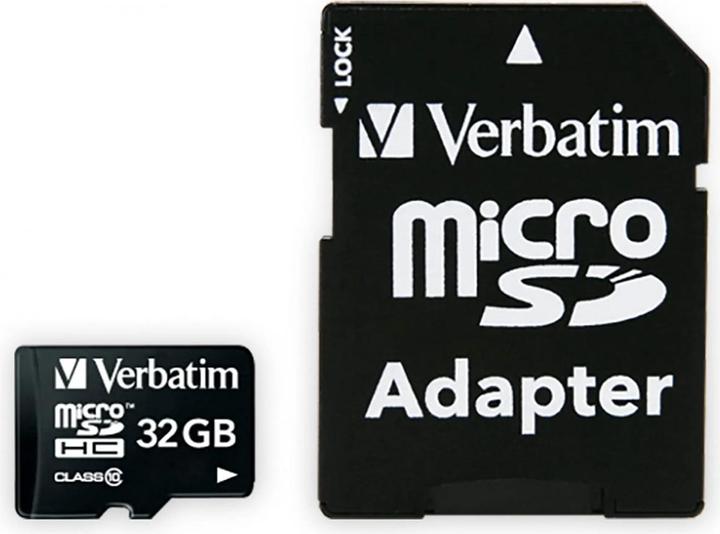 Verbatim Carte Micro SDHC classe 10 (32 Go, microSDHC, U1, UHS-I)