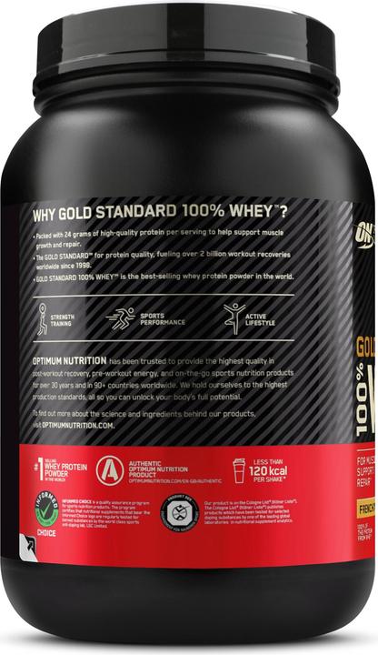 Actual product image Optimum Nutrition Gold Standard 100% Whey (French Vanilla Crème, 1 pcs., 896 g)