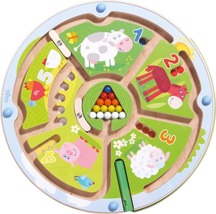 Produktbild Haba Zahlenlabyrinth (Französisch, Deutsch, Englisch, Niederländisch, Italienisch, Spanisch)