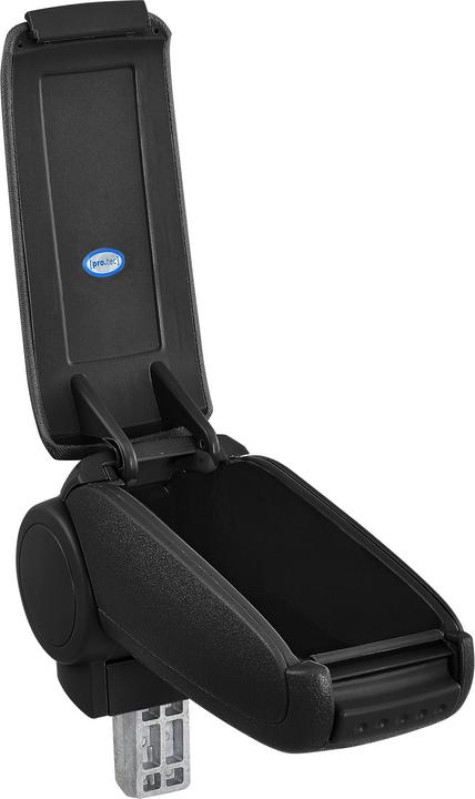 Image du produit Pro-Tec Accoudoir central Nissan Micra K13 avec compartiment de rangement Similicuir noir avec coutures