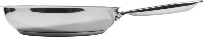 Moneta Agreement Frying Pan 24 cm, Stainless Steel for Each hob (24 cm, Frying pan, Stainless steel)