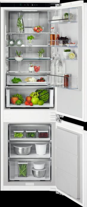 AEG TSC8M181CC Einbau-Kühl-Gefrierkombination / Serie 8000 mit Cooling 360° / 1780 mm / Gefrierteil (244 l)