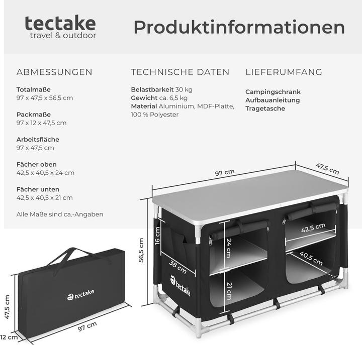 Produktbild tectake Campingküche