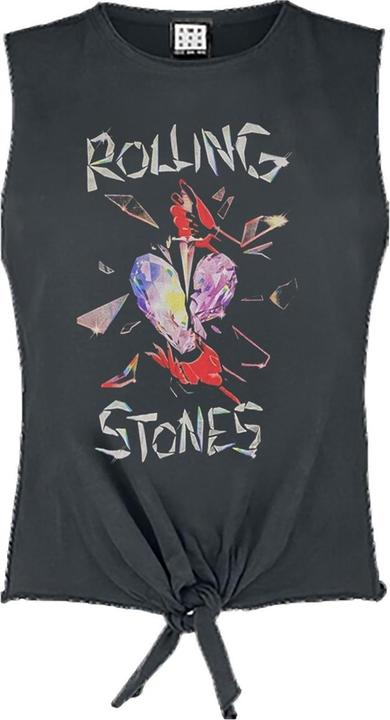 Actual product image Amplified Womens/Ladies Hackney Diamonds The Rolling Stones Crop Top (M)