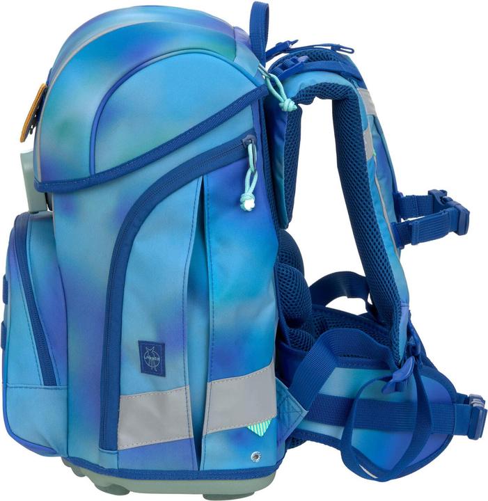 Immagine prodotto Lässig Schulrucksack-Set Boxy, Grün / Blau (21 l)