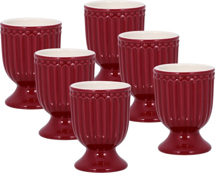 Produktbild Greengate Alice Eierbecher claret red 6,5 cm Set6 (1 x)