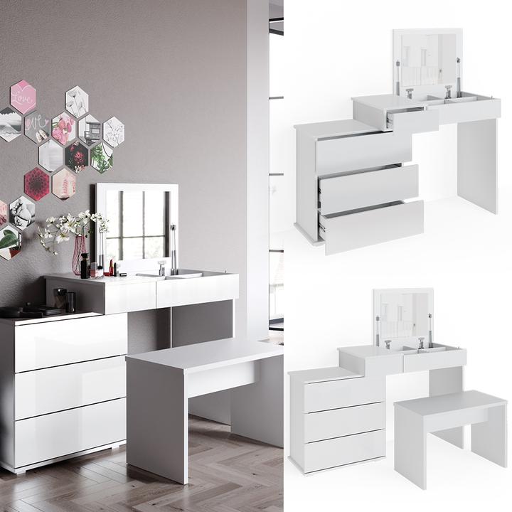 Actual product image Vicco Lotus with stool (117 x 45 x 78 cm)
