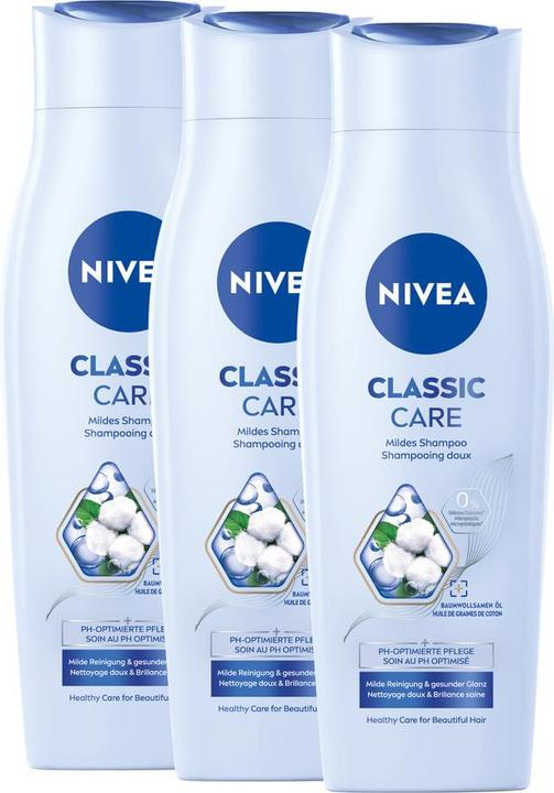 NIVEA Classic Care Shampoo Trio