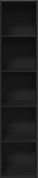 Immagine prodotto VidaXL Bücherregal Standregal Büroregal Aktenregal Aufbewahrungsregal Schwarz (30 x 40 x 189 cm)