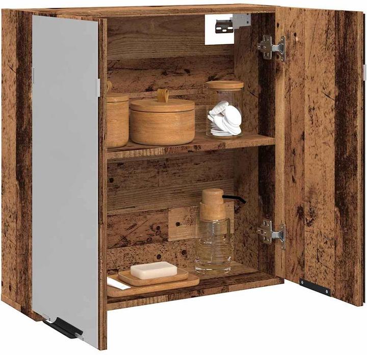 Immagine prodotto VidaXL Bad-Spiegelschrank Altholz-Optik 64x20x66,5 cm Holzwerkstoff
