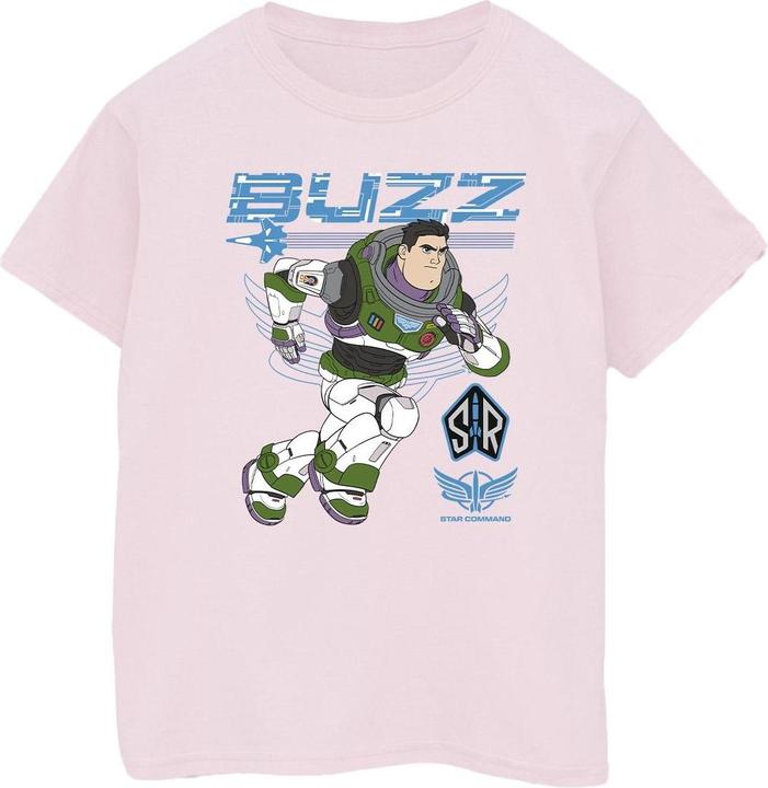 Actual product image Disney Womens/Ladies Lightyear Buzz Run To Action Cotton Boyfriend T-Shirt (XXL)