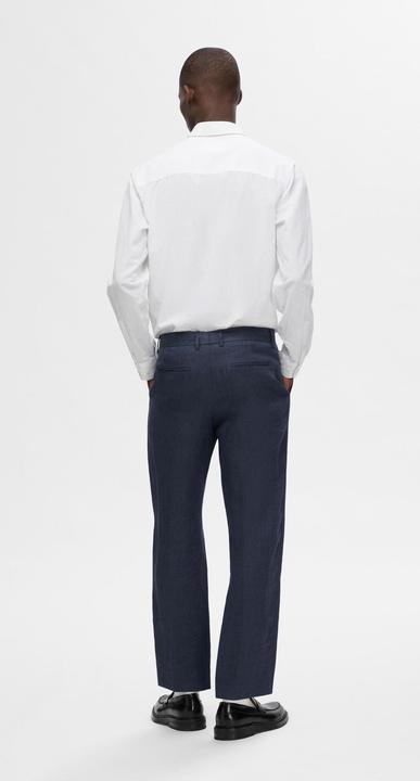 Immagine prodotto Selected Homme Pantaloni da abito in lino dalla vestibilità regolare (54)