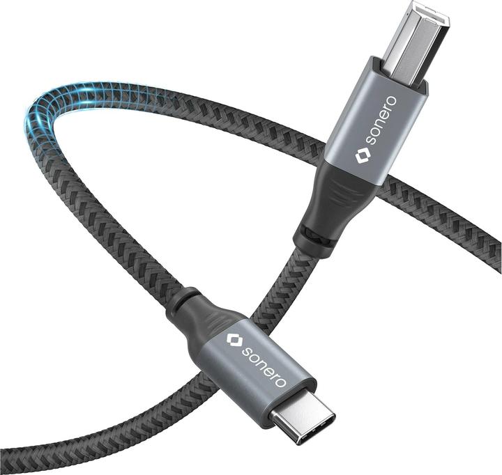 Immagine prodotto Sonero Cavo USB 2.0 USB C - USB B 1 m (1 m, USB 2.0)