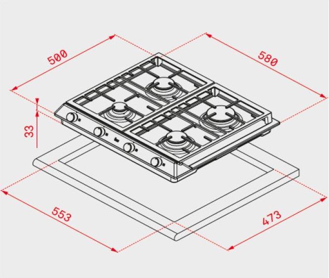 Actual product image Teka EX 60 1 3G AI AL DR NAT
