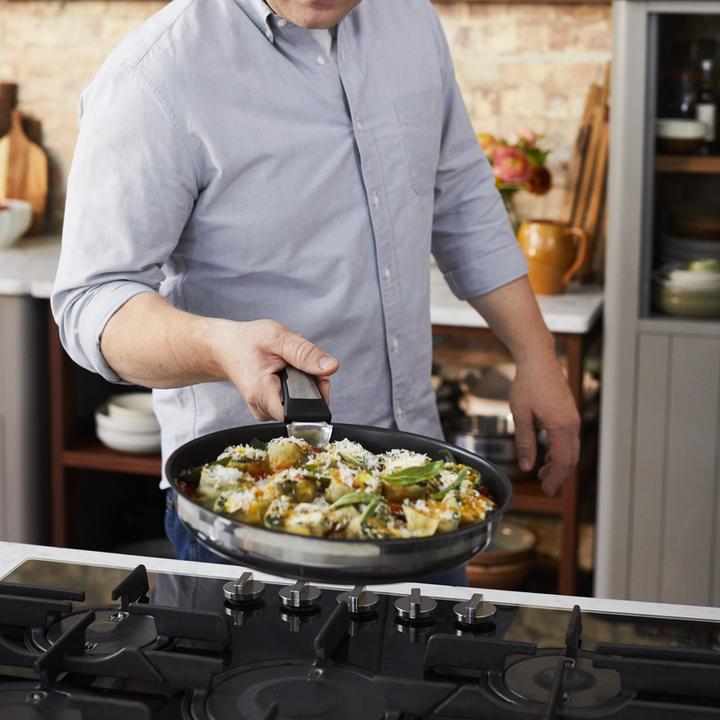 Actual product image Tefal Jamie Oliver Ingenio G6 (28 cm, Saucepan, Pot, Frying pan, Stainless steel)