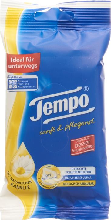 Produktbild Tempo Toilettentücher Travelpack (10 x)