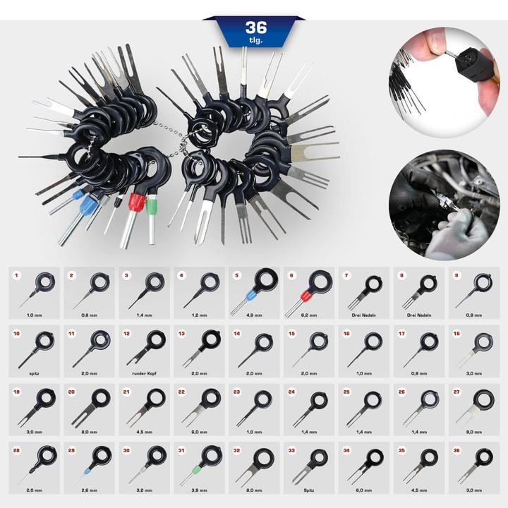 Immagine prodotto Brilliant Tools Set di attrezzi per lo sblocco, 36 pezzi KS Tools BT511230