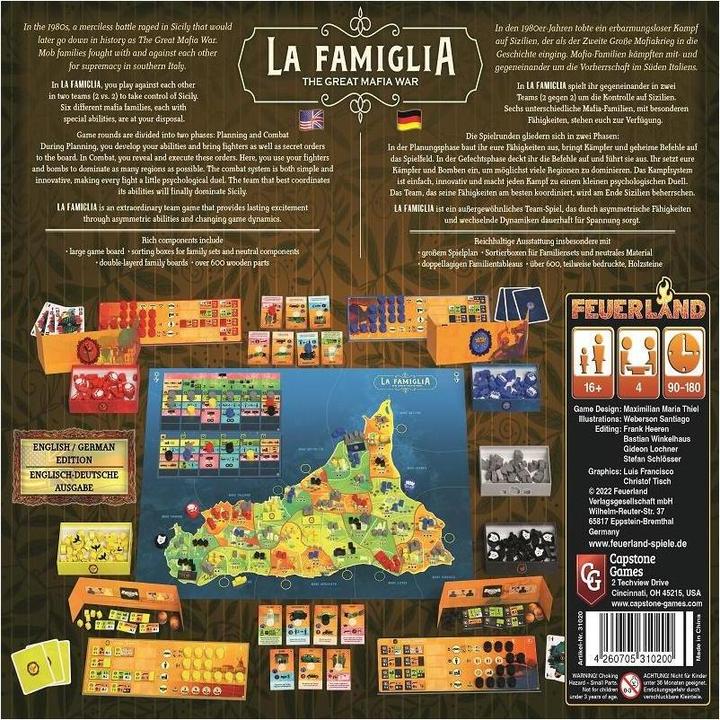 Produktbild Feuerland La Famiglia -The Great Mafia War (Englisch)