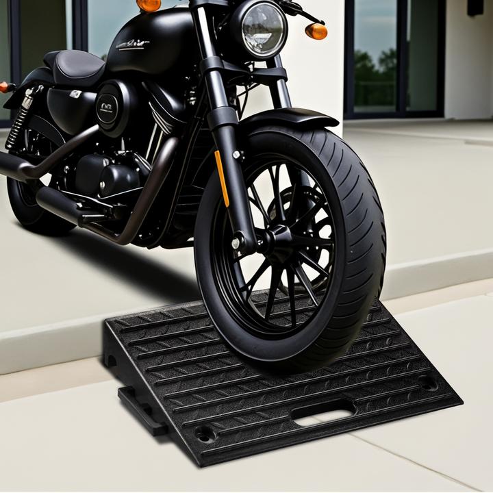 Immagine prodotto Wiltec Rampa per marciapiede in gomma 500x315x107mm rampa di accesso auto moto camion