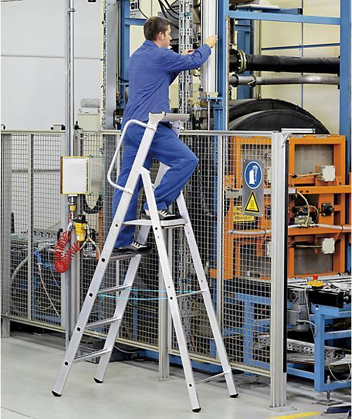 Produktbild Zarges Alu-Stehleiter mit grosser Plattform (Stehleiter, 243 cm)