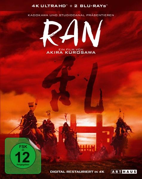 Ran - Édition spéciale (4K Ultra HD + 2 Blu-rays) (Blu-ray, Français, Anglais, Allemand, Japonais)