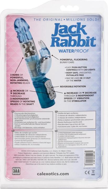 Actual product image CalExotics Waterproof Jack Rabbit 3 Rows
