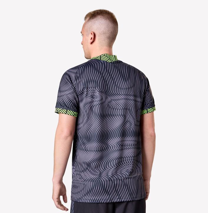 Image du produit Kipsta Maillot de football adulte viralto ii manches courtes wavy noir, & jaune fluo (XXL)