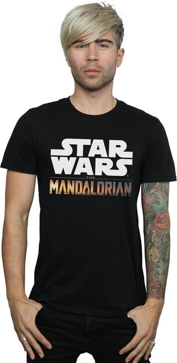 Actual product image Star Wars Mens The Mandalorian Logo T-Shirt (XL)