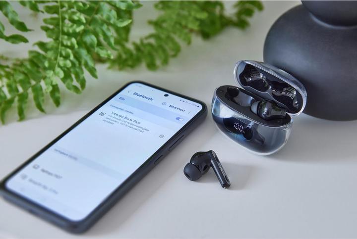 Produktbild Intenso Buds / Earphone Plus T310AE Black (ANC, 25 h, Kabellos)