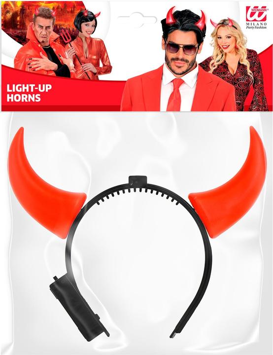 Actual product image Widmann Devil horns light