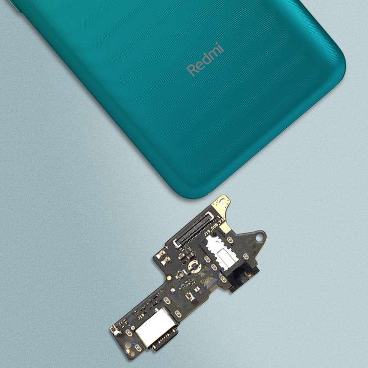 Image du produit Clappio Pièce de rechange Prise de charge, USB-C mâle + prise jack 3.5mm pour Xiaomi Redmi 9 (Xiaomi Redmi 9)