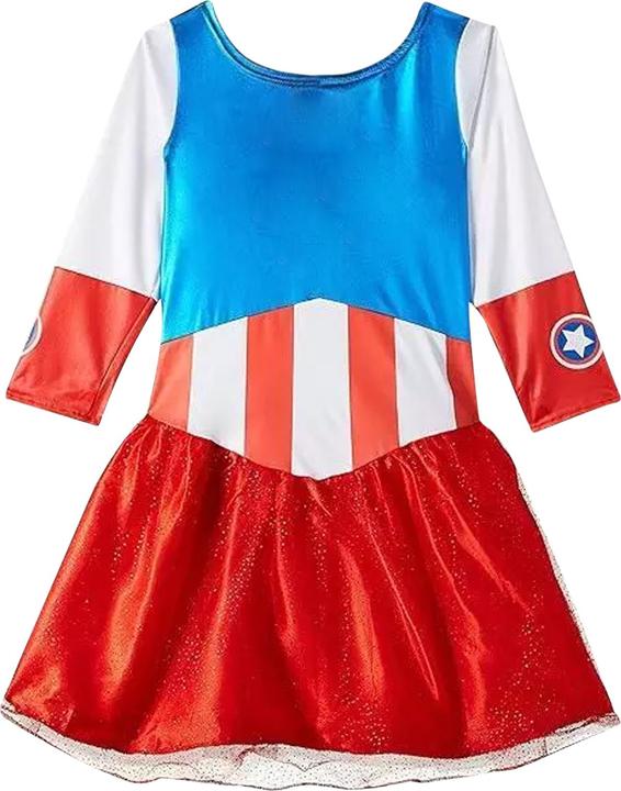 Immagine prodotto Captain America Ragazze Dream Metallica Costume (104)