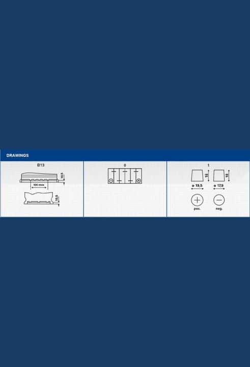 Image du produit Hoco ABH045-EU6 (12 V, 45 Ah, 410 A)