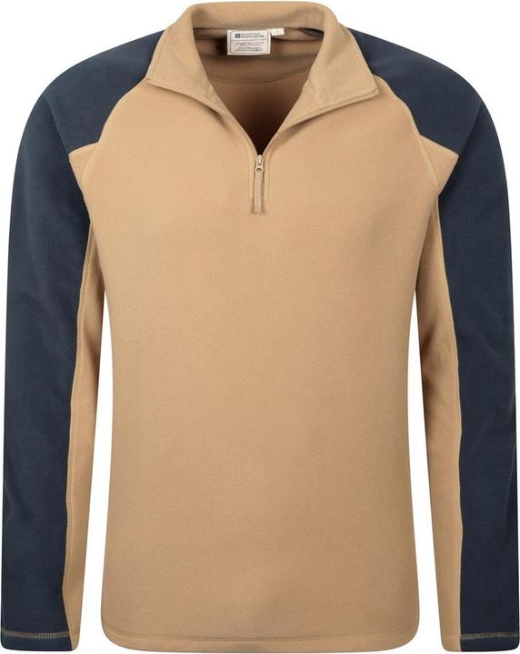Actual product image Mountain Warehouse Mens Ashbourne II Half Zip Fleece Top (XL)