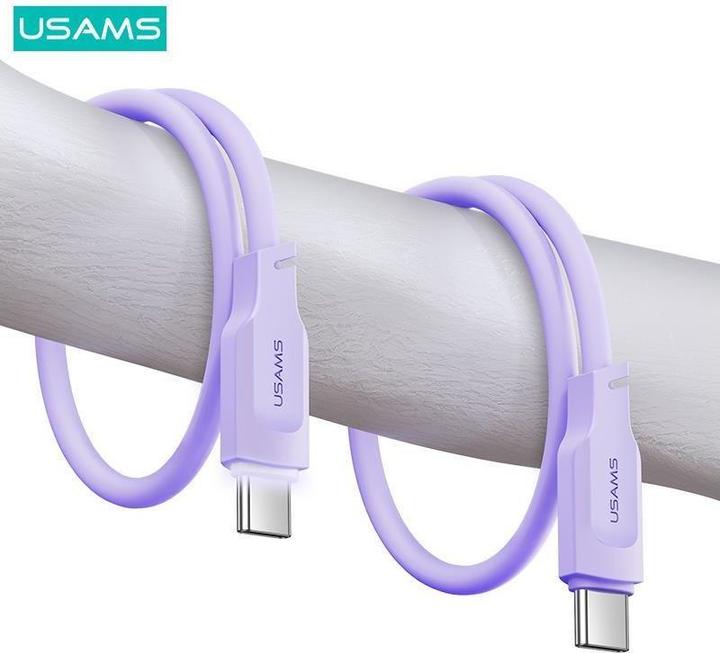 Image du produit Usams Câble de charge type-C vers type-C - Blanc (1.20 m)