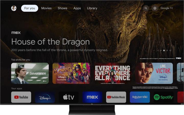 Image du produit TCL TÉLÉVISEUR 50C809 (50", QLED, 4K, 2023)
