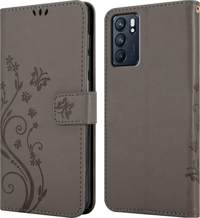 Immagine prodotto Cadorabo Copertina del libro a fiori (Oppo Reno 6 5G)