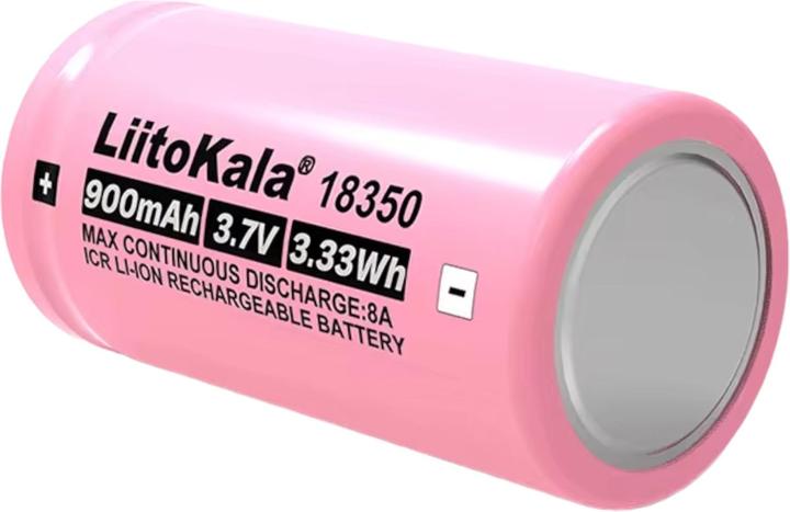 Produktbild Purecrea Li-Ion Akku 3.7V 900mA 18350 mit Flachpol (1 Stk., 18350, 900 mAh)