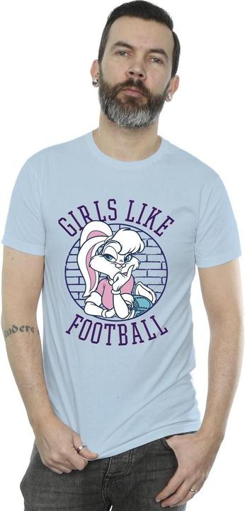 Produktbild Looney Tunes Lola Bunny Girls Like Football TShirt (M)