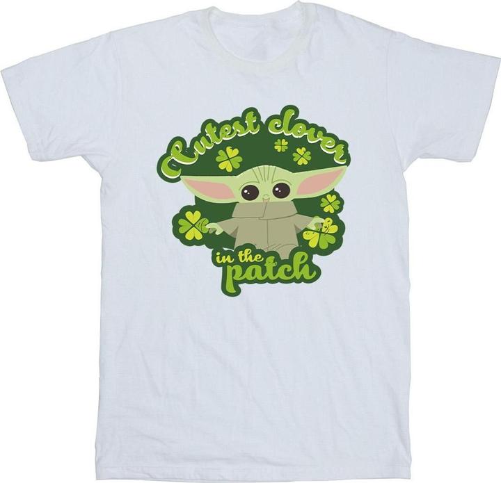 Star Wars The Mandalorian St Patrick's Day Cutest Clover TShirt