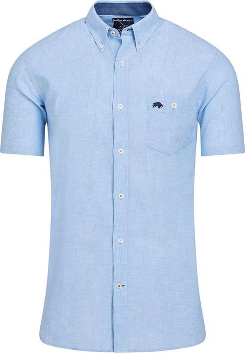Actual product image Raging Bull Mens Classic Linen Short-Sleeved Shirt (L)