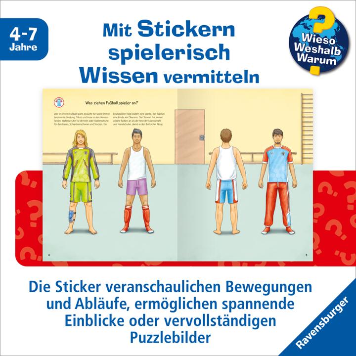 Immagine prodotto Ravensburger Libretto di adesivi: Calcio